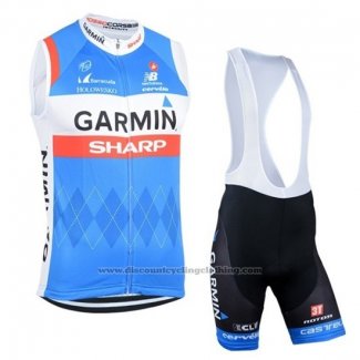 2019 Wind Vest Garmin Sharp Blue White