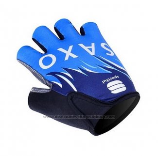 2012 Saxo Bank Gloves Cycling Blue