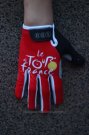 Tour DE France Full Finger Gloves Cycling Red