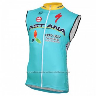 2016 Wind Vest Astana Blue and Yellow